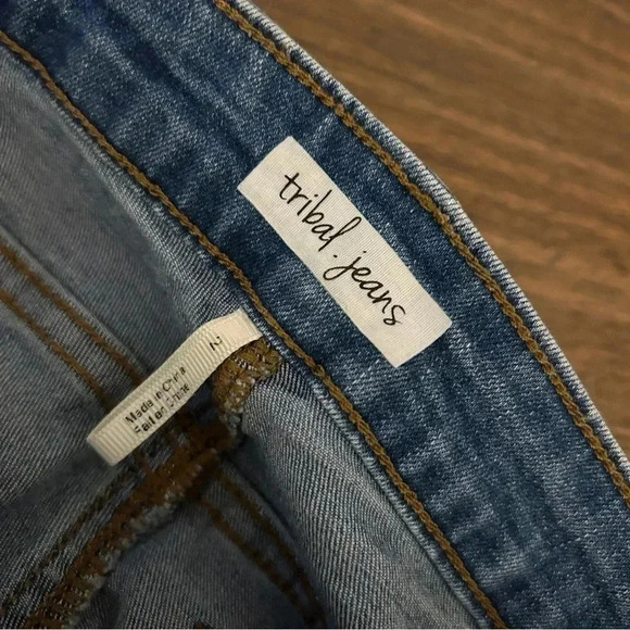 Tribal jeans ankle jegging embroidered  2 - Picture 7 of 12